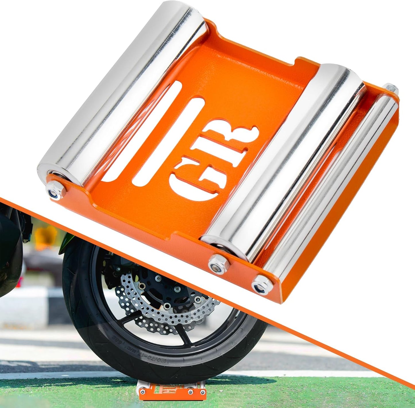 Grand Pitstop Motorcycle Wheel Cleaning Stand - Paddock Stand Replacement - Whee