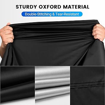 Favoto Motorcycle Cover Reflective Stripe Waterproof Outdoor Protection All Seas
